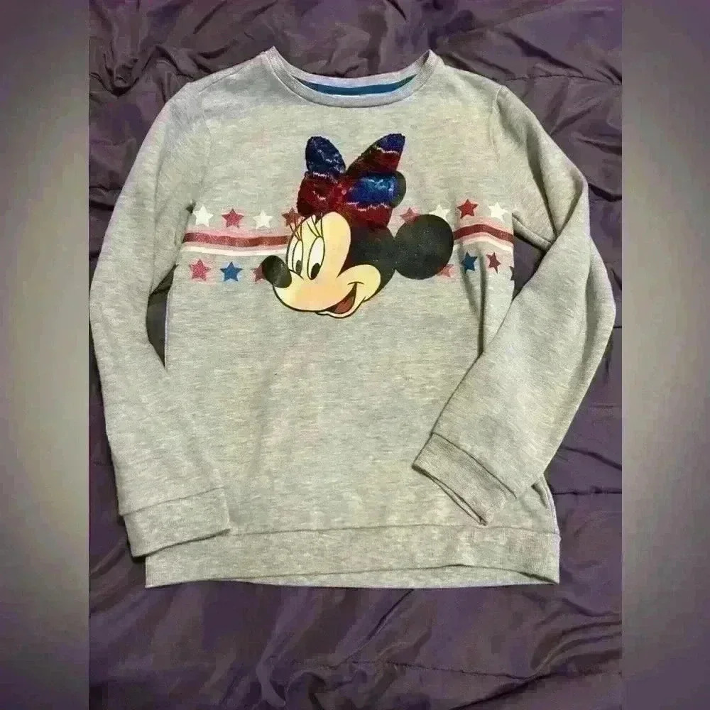Girls Mini Mouse sweater grey size  XL